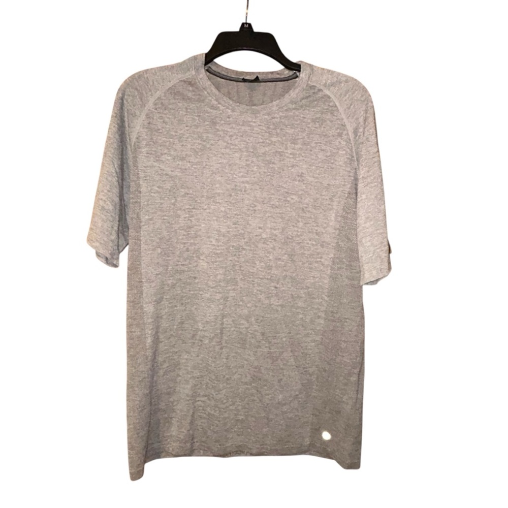 Laird Mens Workout Tee Shirt Large Performance‎ Athletic Gray Moisture Wicking